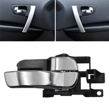 Load image into Gallery viewer, 1Pc Car Interior Inside Door Handle Driver Passenger Chrome Front Rear Left Right For Nissan Qashqai J10 2008-2015 80670JD00E 80671JD00E
