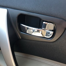 Load image into Gallery viewer, 1Pc Car Interior Inside Door Handle Driver Passenger Chrome Front Rear Left Right For Nissan Qashqai J10 2008-2015 80670JD00E 80671JD00E
