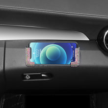 Load image into Gallery viewer, Car Self-adhesive Cell Phone Holder Multifunction GPS Display Bracket Car Luxury Crystal Styling Interior AccessoriesAdjustable Width
