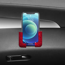 Load image into Gallery viewer, Car Self-adhesive Cell Phone Holder Multifunction GPS Display Bracket Car Luxury Crystal Styling Interior AccessoriesAdjustable Width
