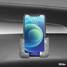 Load image into Gallery viewer, Car Self-adhesive Cell Phone Holder Multifunction GPS Display Bracket Car Luxury Crystal Styling Interior AccessoriesAdjustable Width
