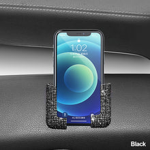 Load image into Gallery viewer, Car Self-adhesive Cell Phone Holder Multifunction GPS Display Bracket Car Luxury Crystal Styling Interior AccessoriesAdjustable Width
