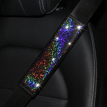 Load image into Gallery viewer, 1Pcs Car Seat Belt Cover Shoulder Protection Cushion Bling Protector Accessories Rhinestone Seat Belt Shoulder Protect Pad
