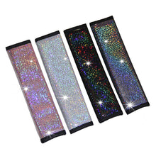 Load image into Gallery viewer, 1Pcs Car Seat Belt Cover Shoulder Protection Cushion Bling Protector Accessories Rhinestone Seat Belt Shoulder Protect Pad
