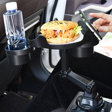 Load image into Gallery viewer, Universal Car Cup Holder Tray with Cup Holders Rotation Function Table Phone Holder Food Table
