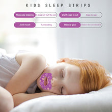 Load image into Gallery viewer, Children Mouth Breathing Correction Stickers Sleep Anti-snoring Artifact Anti-open Mouth Stop Mouth Breathing Sleeping Stickers
