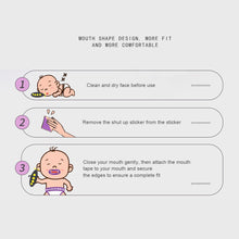 Load image into Gallery viewer, Children Mouth Breathing Correction Stickers Sleep Anti-snoring Artifact Anti-open Mouth Stop Mouth Breathing Sleeping Stickers
