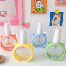 Load image into Gallery viewer, 55ml Portable Cartoon Small Spray Bottle Alcohol Sub-packaging Fine Spray Bottle Silicone Sleeve Perfume Travel Spray Bottle
