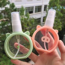 Load image into Gallery viewer, 55ml Portable Cartoon Small Spray Bottle Alcohol Sub-packaging Fine Spray Bottle Silicone Sleeve Perfume Travel Spray Bottle
