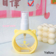 Load image into Gallery viewer, 55ml Portable Cartoon Small Spray Bottle Alcohol Sub-packaging Fine Spray Bottle Silicone Sleeve Perfume Travel Spray Bottle
