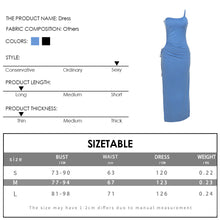 Load image into Gallery viewer, Fashion Sexy Solid Color Tube Top Slit Slim Fit Hollow Off Shoulder Temperament Long Sheath Dress
