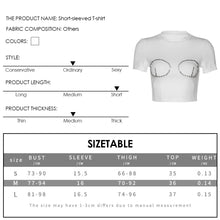 Load image into Gallery viewer, Summer Breathable Women Solid Color All-match Fashion Wild Rhinestone Short-sleeved Slim T-shirt
