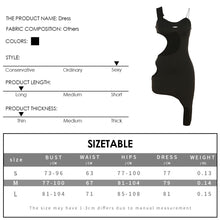 Load image into Gallery viewer, Sexy Cutout Irregular Hollow Solid Color Summer Slim Fit Hip Sheath Dress For Nightclub Party Dating
