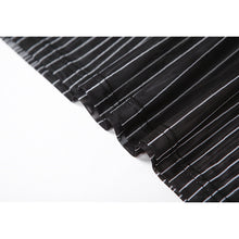 Load image into Gallery viewer, Fashion 3D Line Print Striped Slim Fit Dress Long Sleeve Summer Mesh Perspective Nightclub Sexy Slim Hip Dress
