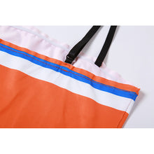 Load image into Gallery viewer, Sexy Tube Top Backless Off Shoulder Striped Print Contrast Color Sling Slim Fit Pack Hip Slip Dress

