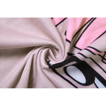 Load image into Gallery viewer, 3D Anime Face Print Pink Fashion Sexy Babes Halterneck Off Shoulder Open Back Slim Fit Wrap Hip Dress

