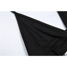 Load image into Gallery viewer, Off-shoulder Bowknot Straps Slim Hollow Mesh Navel Crop Top Suspenders Vest Fashion Women Sling T-shirt

