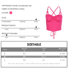Load image into Gallery viewer, Solid Color Sexy Navel Crop Tops Strapless Vest Women Slim Fit Navel Open Back Camisole Short T-shirt
