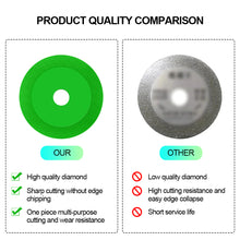 Load image into Gallery viewer, 100mm Glass Cutting Disc Diamond Marble Saw Blade Ceramic Tile Jade Special Polishing Cutting Blade Sharp Brazing Grinding Disc
