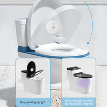 Load image into Gallery viewer, Toilet Rechargeable UV Sterilizing Light Closestool Auto Sterilization Waterproof Lamp for Household Toilet Disinfect Deodorizer Lights
