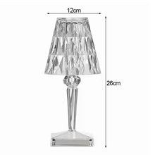Load image into Gallery viewer, Acrylic Diamond Table Lamp USB Chargeable Touch Sensor Night Light Home Decor LED Light with Control Bedroom Decoration Lamp Gift
