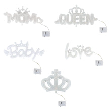 Load image into Gallery viewer, Cake Decoration Light Love MOM Baby Bithday Cake Light Valentine's Day Mother's Day Bouquet Decoration Mini Light Board
