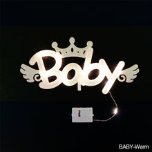 Load image into Gallery viewer, Cake Decoration Light Love MOM Baby Bithday Cake Light Valentine's Day Mother's Day Bouquet Decoration Mini Light Board
