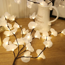 Load image into Gallery viewer, 20LED Simulated Butterfly Orchid Flower Light Strip Christmas Home Docoration Branch Lamp Holiday Wedding Decor Light
