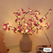 Load image into Gallery viewer, 20LED Simulated Butterfly Orchid Flower Light Strip Christmas Home Docoration Branch Lamp Holiday Wedding Decor Light
