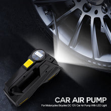 Load image into Gallery viewer, 150Psi Car Digital Tire Inflator Portable Car Air Compressor Pump For Motorcycles Bicycles DC 12V Car Air Pump With LED Light
