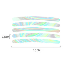 Load image into Gallery viewer, 20Pcs Car Wheel Sticker Night Light-emitting Tape Motorcycle Tire Warning Sticker Driving Safety Reflective
