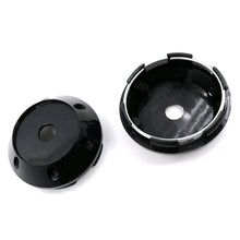 Load image into Gallery viewer, 4Pcs 60mm Car Wheel Center Hub Rim Caps Carbon Fiber Glue Resin Logo Sticker Hubcap Styling Accessories
