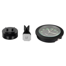 Load image into Gallery viewer, 43mm Luminous Car Clock Stick-On Mini Digital Watch Mechanics Quartz Clocks Auto Ornament Car Automobiles Internal Accessories
