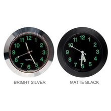 Load image into Gallery viewer, 43mm Luminous Car Clock Stick-On Mini Digital Watch Mechanics Quartz Clocks Auto Ornament Car Automobiles Internal Accessories
