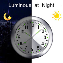 Load image into Gallery viewer, 40mm Luminous Car Clock Stick-On Mini Digital Watch Mechanics Quartz Clocks Auto Ornament Car Automobiles Internal Accessories
