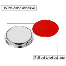Load image into Gallery viewer, 40mm Luminous Car Clock Stick-On Mini Digital Watch Mechanics Quartz Clocks Auto Ornament Car Automobiles Internal Accessories
