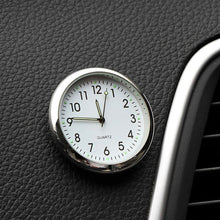 Load image into Gallery viewer, 40mm Luminous Car Clock Stick-On Mini Digital Watch Mechanics Quartz Clocks Auto Ornament Car Automobiles Internal Accessories
