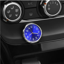 Load image into Gallery viewer, 40mm Luminous Car Clock Stick-On Mini Digital Watch Mechanics Quartz Clocks Auto Ornament Car Automobiles Internal Accessories
