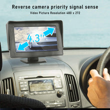 Load image into Gallery viewer, 4.3"Car Rear View Camera Wide Degree TFT LCD Color Display Monitor Waterproof Night Vision Reversing Backup 2In1 Parking Rever

