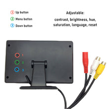 Load image into Gallery viewer, 4.3"Car Rear View Camera Wide Degree TFT LCD Color Display Monitor Waterproof Night Vision Reversing Backup 2In1 Parking Rever
