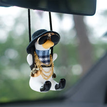 Load image into Gallery viewer, Cowboy Revolver Duck Car Accessorie Swing Duck Pendant Auto Rearview Mirror Ornaments Birthday Gift Anime Auto Decoraction
