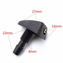 Load image into Gallery viewer, 2 Pcs Universal Adjustment Car Front Windshield Wiper Nozzle Jet Sprayer Kits Sprinkler Water Fan Spout Cover Washer Outlet
