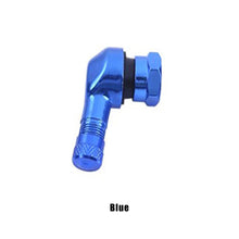 Load image into Gallery viewer, CNC Aluminum Alloy Motorcycle Rim Elbow 90 Degree Angle Valve Motorbike Wheel Tire Tubeless Valve Stems For Rim Wheel Parts
