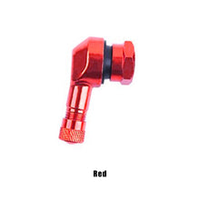 Load image into Gallery viewer, CNC Aluminum Alloy Motorcycle Rim Elbow 90 Degree Angle Valve Motorbike Wheel Tire Tubeless Valve Stems For Rim Wheel Parts
