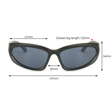 Load image into Gallery viewer, Vintage Punk Sunglasses Men Unique Bicycle Cycling Sports Sun Glasses Women UV400 Goggle Shades Mirror Fashion Steampunk Eyewear
