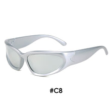 Load image into Gallery viewer, Vintage Punk Sunglasses Men Unique Bicycle Cycling Sports Sun Glasses Women UV400 Goggle Shades Mirror Fashion Steampunk Eyewear
