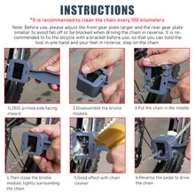 Load image into Gallery viewer, Motorcycle Bicycle Chain Clean Brush Surrounded By Cleaning Washer Gear Brush Decontamination Scrubber For Road Cycling Clean Kit
