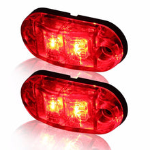 Load image into Gallery viewer, 2Pcs 12v 24v Led Side Marker Lights Warning Tail Light Auto Car External Lights Trailer Trucks Caravan Side Marker Light Lorry
