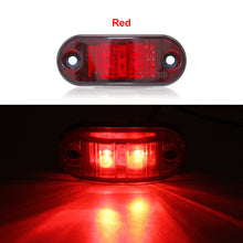 Load image into Gallery viewer, 2Pcs 12v 24v Led Side Marker Lights Warning Tail Light Auto Car External Lights Trailer Trucks Caravan Side Marker Light Lorry

