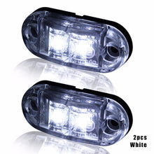 Load image into Gallery viewer, 2Pcs 12v 24v Led Side Marker Lights Warning Tail Light Auto Car External Lights Trailer Trucks Caravan Side Marker Light Lorry
